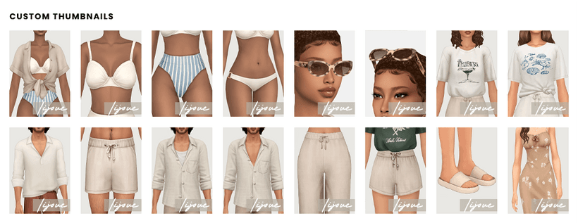 Галерея мода Летний сет ITALIA Vacation Style Set #4